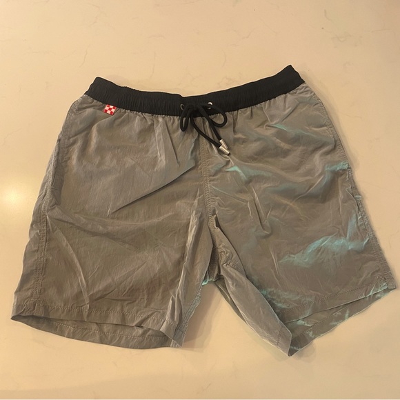MC2 Saint Barth Mens Gustavia Dyed Silver Swim Shorts